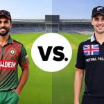 Bangladesh National Cricket Team vs New Zealand National Cricket Team Match Scorecard